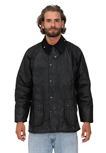 Barbour Bedale waxed jacket — Black