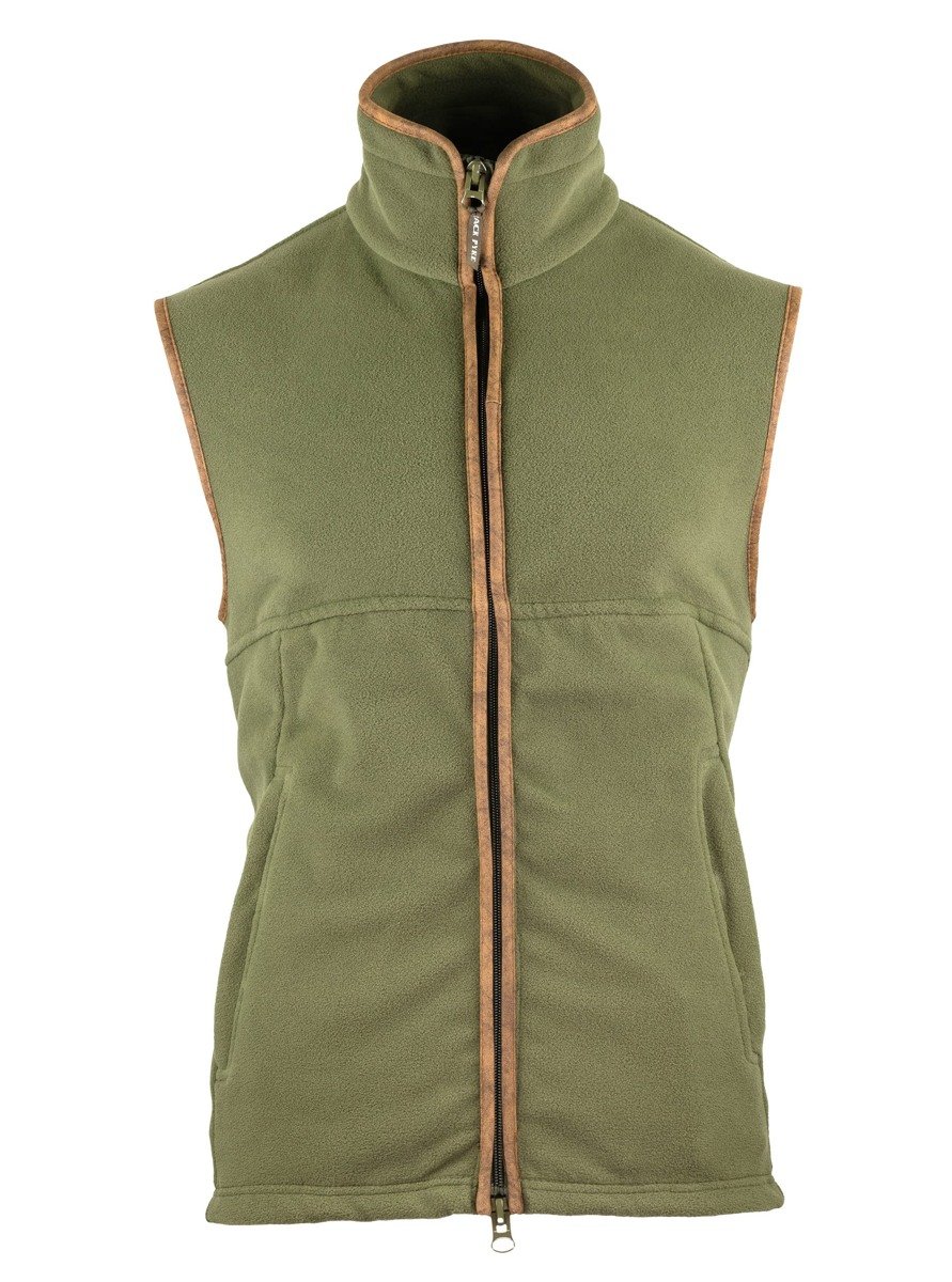 Jack Pyke Countryman fleece gilet — Light olive