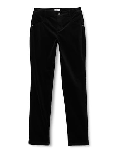 s.Oliver Black corduroy trousers — Black