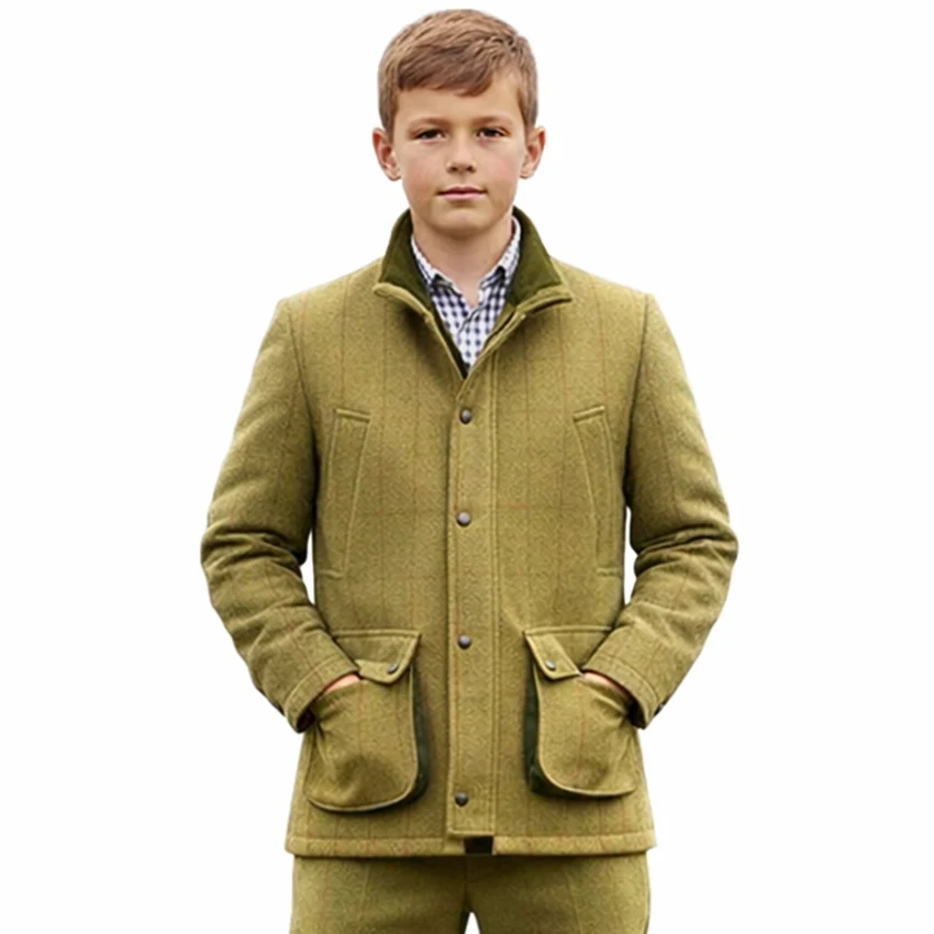 Game Technical Apparel Padded tweed jacket — children’s country clothing, Country tweed