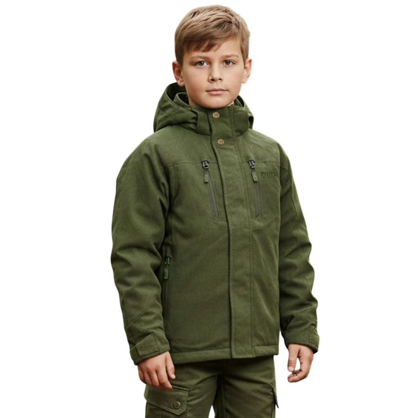 Game Technical Apparel Outlander waterproof jacket — children’s country clothing, Green