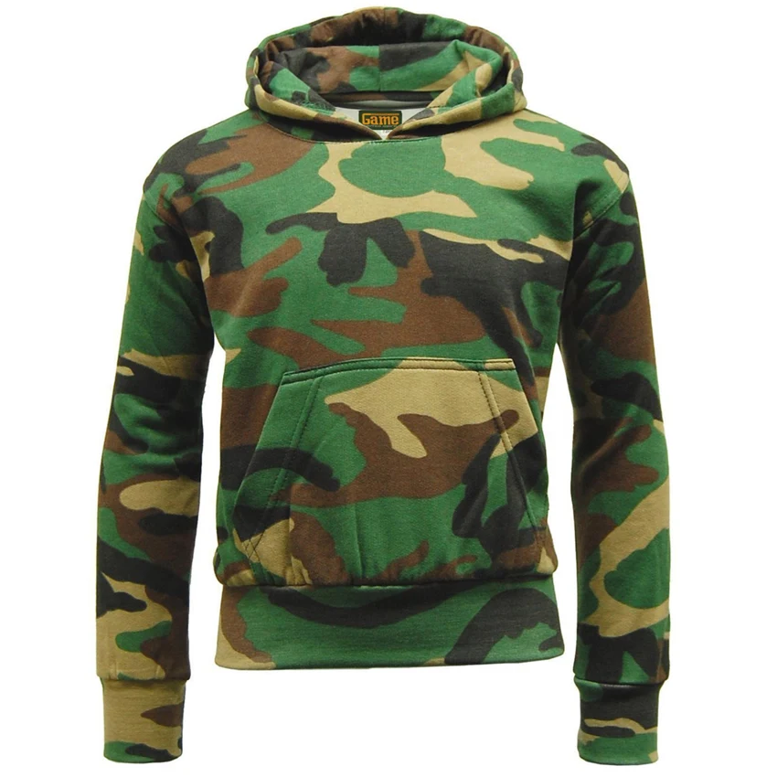 Game Technical Apparel Woodland camouflage layers — children’s country clothing, Woodland camouflage