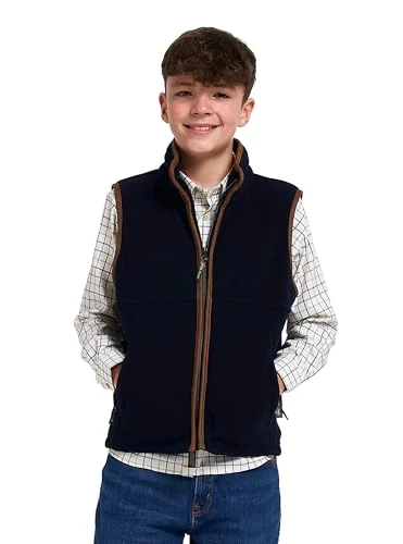 Jack Pyke Countryman fleece gilet in Navy for children