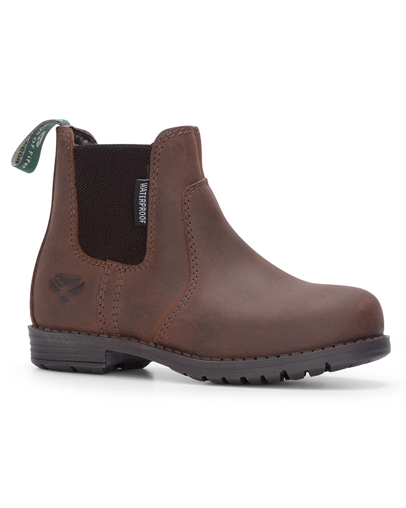 Hoggs of Fife Shire leather dealer boots · Junior in Waxy brown for children