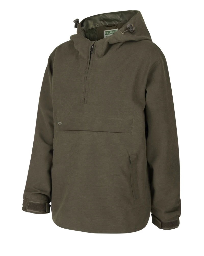 Hoggs of Fife Struther waterproof smock in Green for children