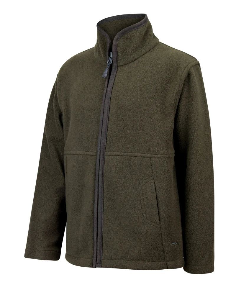 Hoggs of Fife Woodhall fleece jacket in Green for children