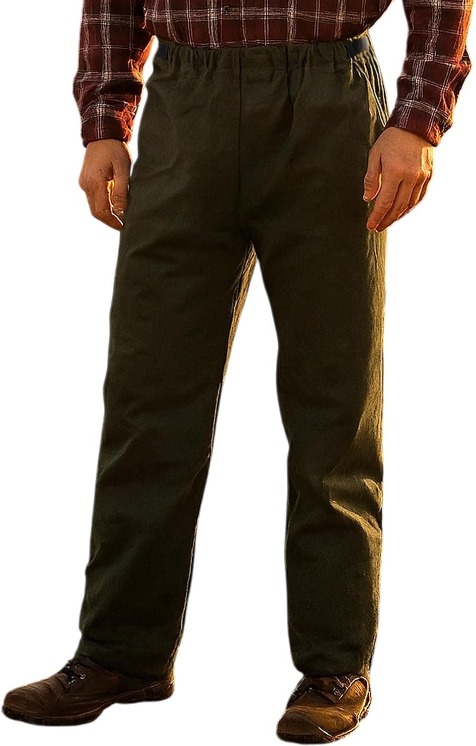 Game Technical Apparel Waxed cotton overtrousers in green for men