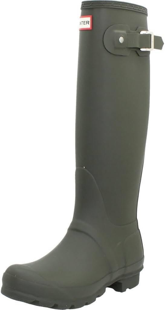 Hunter Ladies’ Original Tall wellingtons in dark olive