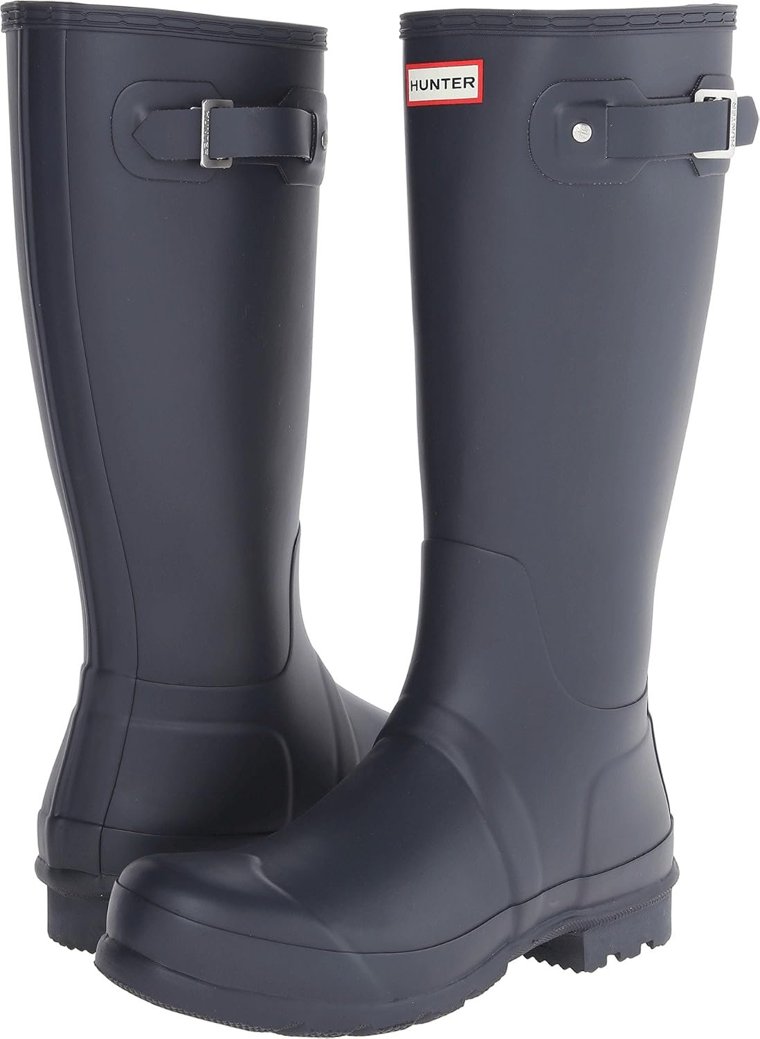 Hunter Original Tall wellington boots in navy for men