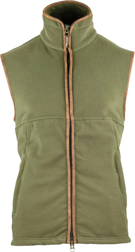 Jack Pyke Countryman fleece gilet in light olive for men
