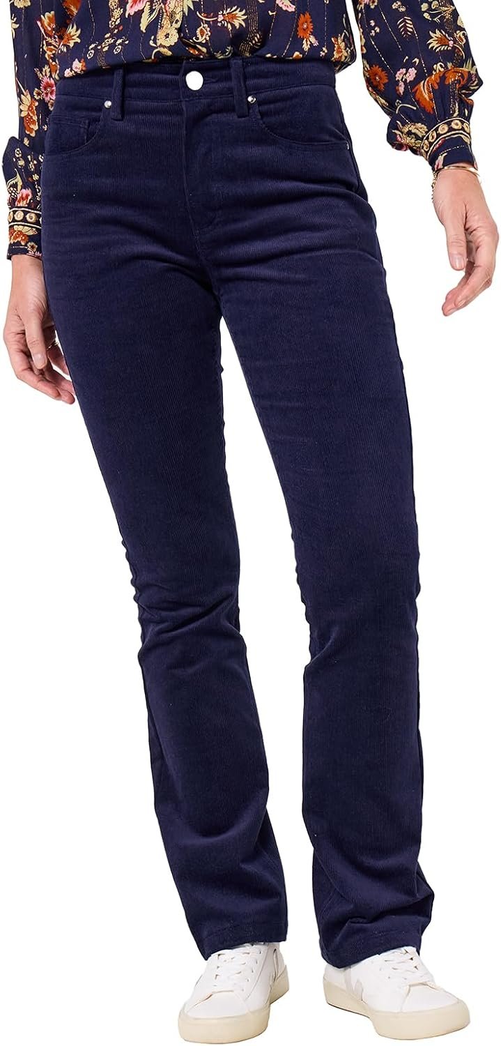 Joe Browns Retro bootcut cord trousers in blue for women