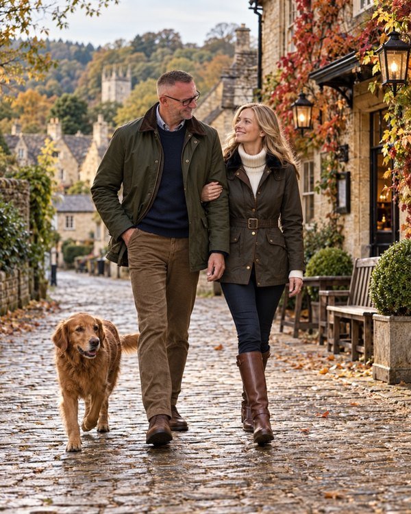 Illustrative country outfit: The country weekend