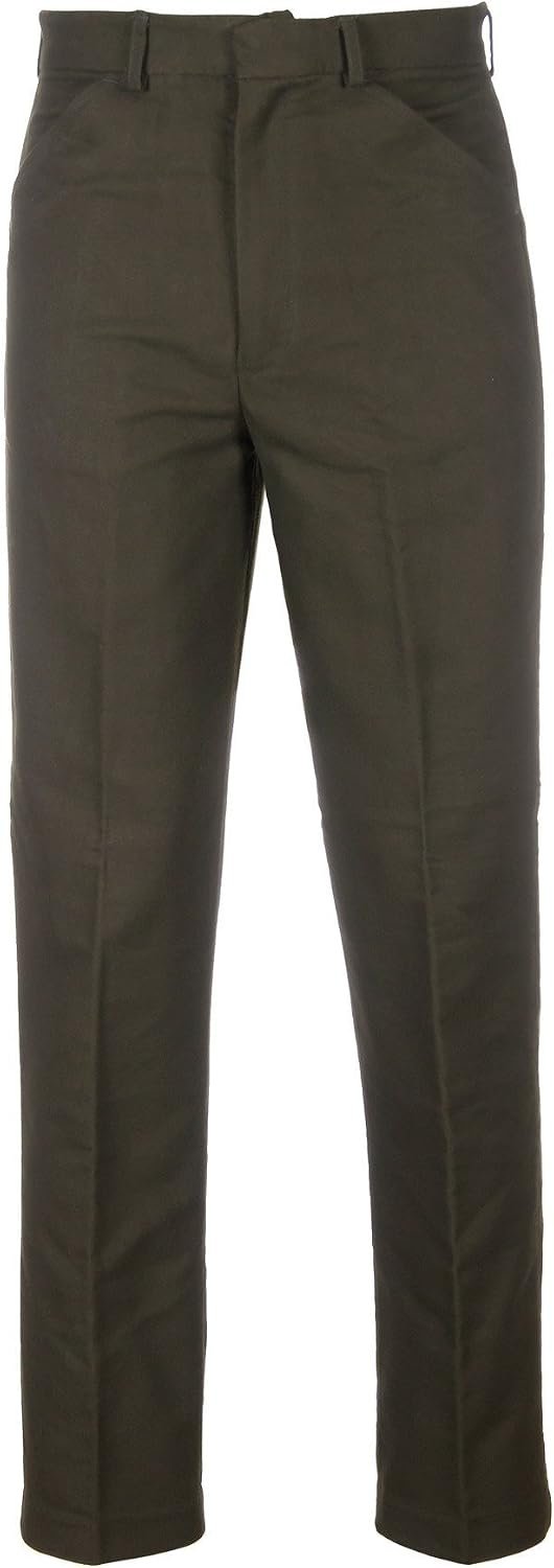 Rydale Cotton moleskin trousers in olive for men