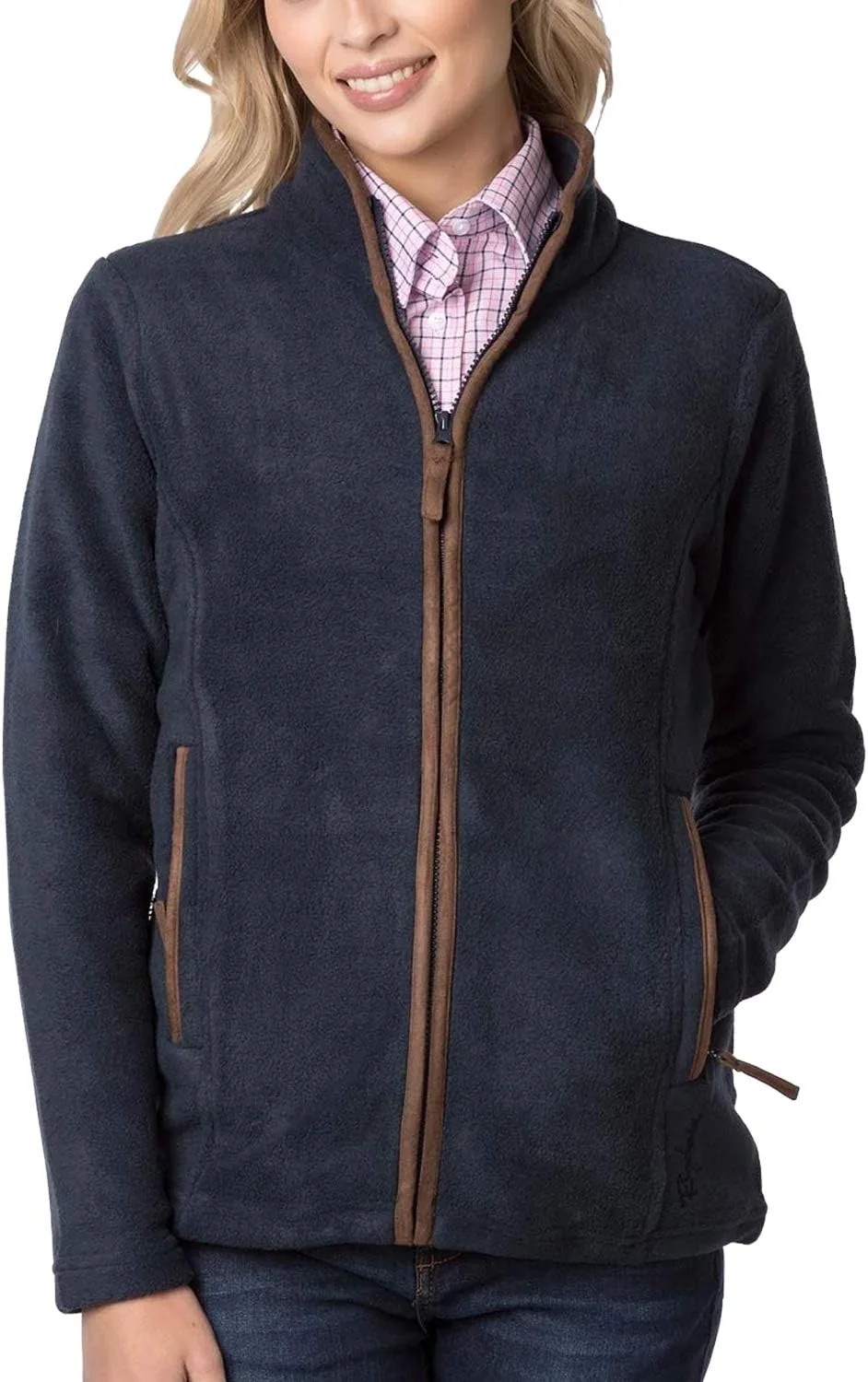 Rydale Huggate full-zip fleece jacket in ink