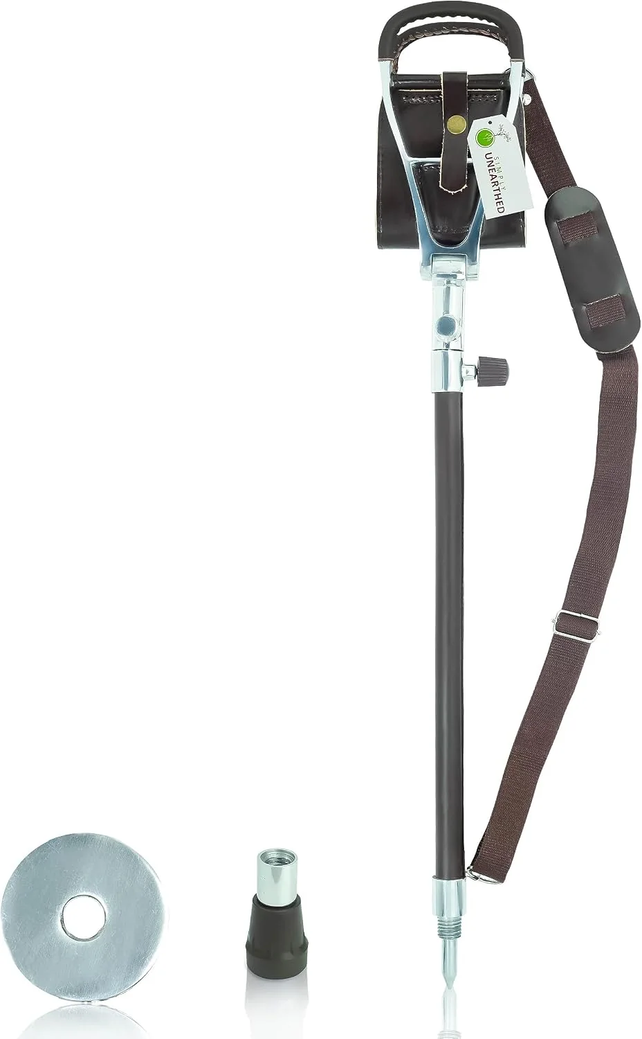 Simply Unearthed Leather shooting seat stick in brown leather